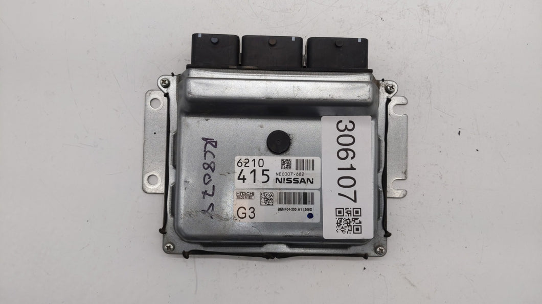 2013-2015 Nissan Sentra PCM Engine Control Computer ECU ECM PCU OEM P/N:BEM404-300 A1 NEC001-666 Fits Fits 2013 2014 2015 OEM Used Auto Parts