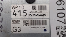 2013-2015 Nissan Sentra PCM Engine Control Computer ECU ECM PCU OEM P/N:BEM404-300 A1 NEC001-666 Fits Fits 2013 2014 2015 OEM Used Auto Parts