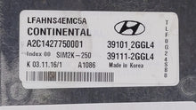 2015-2017 Hyundai Sonata PCM Engine Control Computer ECU ECM PCU OEM P/N:39101-2GGL2 39111-2GGL2 Fits Fits 2015 2016 2017 OEM Used Auto Parts - Oemusedautoparts1.com 