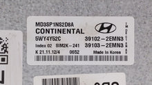 2011-2013 Hyundai Elantra PCM Engine Control Computer ECU ECM PCU OEM P/N:39102-2EMN2 39103-2EMN2 Fits Fits 2011 2012 2013 OEM Used Auto Parts - Oemusedautoparts1.com 