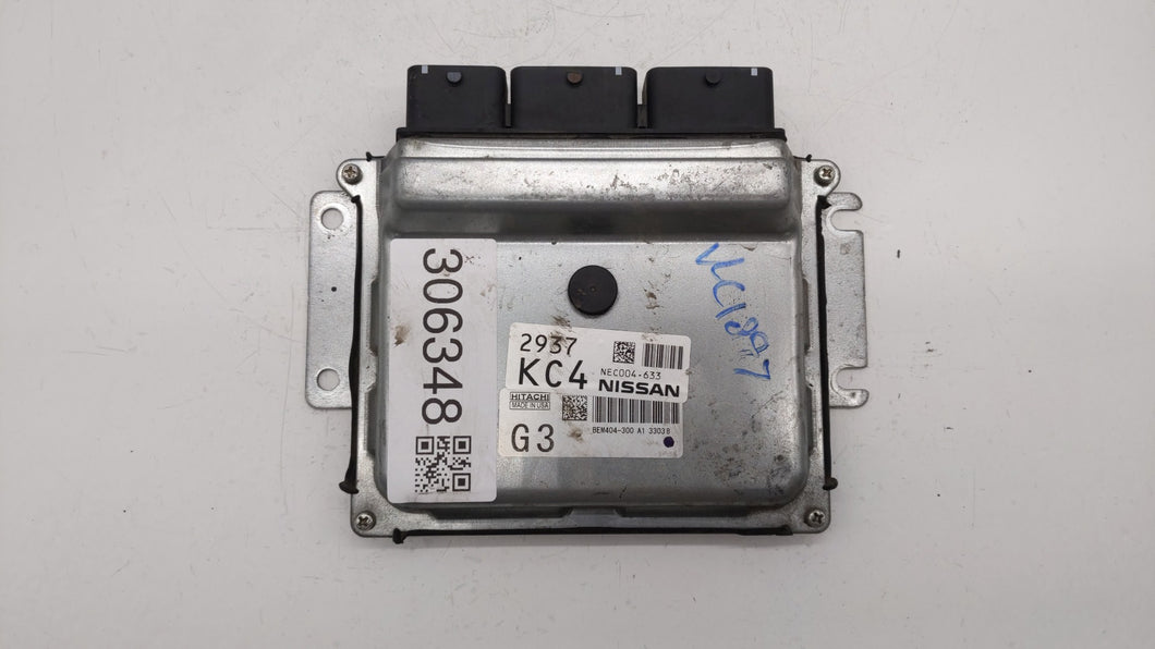 2013-2015 Nissan Sentra PCM Engine Control Computer ECU ECM PCU OEM P/N:BEM404-300 A1 NEC001-666 Fits Fits 2013 2014 2015 OEM Used Auto Parts - Oemusedautoparts1.com 