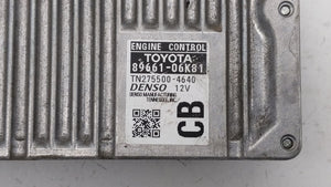 2012-2014 Toyota Camry PCM Engine Control Computer ECU ECM PCU OEM P/N:89661-06K63 89661-06K84 Fits Fits 2012 2013 2014 OEM Used Auto Parts - Oemusedautoparts1.com 