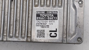 2012-2014 Toyota Camry PCM Engine Control Computer ECU ECM PCU OEM P/N:89661-06K63 89661-06K84 Fits Fits 2012 2013 2014 OEM Used Auto Parts - Oemusedautoparts1.com 