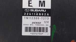 2008-2009 Subaru Legacy PCM Engine Control Computer ECU ECM PCU OEM P/N:22611AN01C 22611AN02D, 22611AN02C Fits Fits 2008 2009 OEM Used Auto Parts