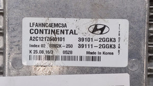 2015-2017 Hyundai Sonata PCM Engine Control Computer ECU ECM PCU OEM P/N:39101-2GGK0 39101-2GGL4 Fits Fits 2015 2016 2017 OEM Used Auto Parts - Oemusedautoparts1.com 