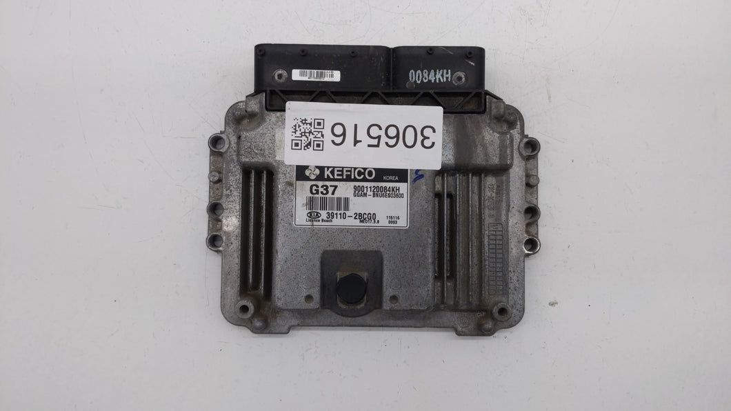 2012-2013 Kia Soul PCM Engine Control Computer ECU ECM PCU OEM P/N:39110-2BCJ0 39110-2BCG0 Fits Fits 2012 2013 OEM Used Auto Parts - Oemusedautoparts1.com 