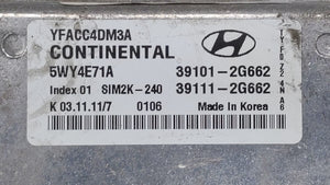 2011-2014 Hyundai Sonata PCM Engine Control Computer ECU ECM PCU OEM P/N:39101-2G673 39101-2G671 Fits Fits 2011 2012 2013 2014 OEM Used Auto Parts - Oemusedautoparts1.com 