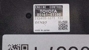 2011 Toyota Prius PCM Engine Control Computer ECU ECM PCU OEM P/N:89661-47390 89681-47211 Fits OEM Used Auto Parts - Oemusedautoparts1.com 