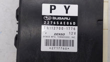 2013-2014 Subaru Legacy PCM Engine Control Computer ECU ECM PCU OEM P/N:22765AE06E 22765AE06A, 22765AE06C Fits Fits 2013 2014 OEM Used Auto Parts - Oemusedautoparts1.com 