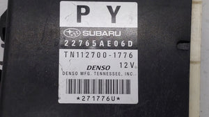 2013-2014 Subaru Legacy PCM Engine Control Computer ECU ECM PCU OEM P/N:22765AE06E 22765AE06A, 22765AE06C Fits Fits 2013 2014 OEM Used Auto Parts - Oemusedautoparts1.com 