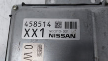 2013-2015 Nissan Sentra PCM Engine Control Computer ECU ECM PCU OEM P/N:BEM404-300 A1 NEC001-666 Fits Fits 2013 2014 2015 OEM Used Auto Parts - Oemusedautoparts1.com 