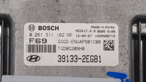 2016-2017 Hyundai Elantra Gt PCM Engine Control Computer ECU ECM PCU OEM P/N:39133-2EGB1 Fits Fits 2016 2017 OEM Used Auto Parts