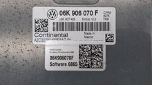 2014 Volkswagen Jetta PCM Engine Control Computer ECU ECM PCU OEM P/N:06K 906 070 C 06K 907 425, 06K 906 070 F Fits OEM Used Auto Parts - Oemusedautoparts1.com 