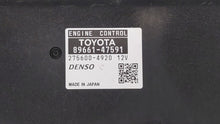 2015 Toyota Prius PCM Engine Control Computer ECU ECM PCU OEM P/N:89661-47590 89661-47591 Fits OEM Used Auto Parts