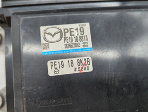 2014 Mazda 3 PCM Engine Control Computer ECU ECM PCU OEM P/N:PE19 18 881A Fits OEM Used Auto Parts