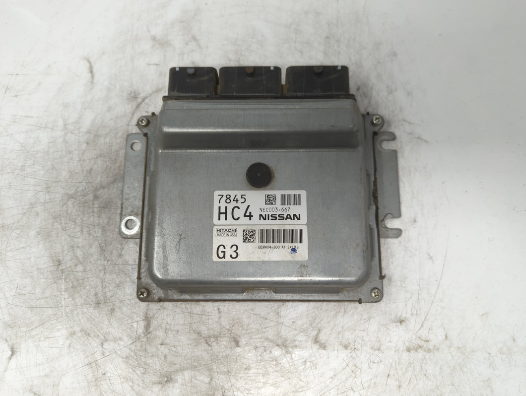 2013-2015 Nissan Sentra PCM Engine Control Computer ECU ECM PCU OEM P/N:BEM404-300 A1 NEC001-666 Fits Fits 2013 2014 2015 OEM Used Auto Parts