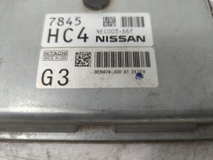 2013-2015 Nissan Sentra PCM Engine Control Computer ECU ECM PCU OEM P/N:BEM404-300 A1 NEC001-666 Fits Fits 2013 2014 2015 OEM Used Auto Parts