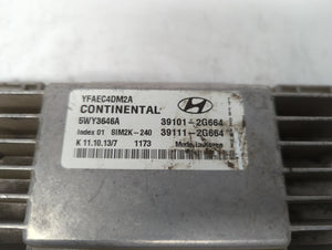 2011-2014 Hyundai Sonata PCM Engine Control Computer ECU ECM PCU OEM P/N:39101-2G673 39101-2G671 Fits Fits 2011 2012 2013 2014 OEM Used Auto Parts