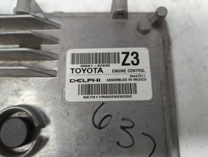 2015 Toyota Corolla PCM Engine Control Computer ECU ECM PCU OEM P/N:89661-0Z630 89661-0Z631 Fits OEM Used Auto Parts