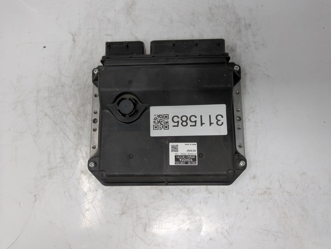 2012-2013 Toyota Prius PCM Engine Control Computer ECU ECM PCU OEM P/N:89661-47191 89661-47190 Fits Fits 2012 2013 OEM Used Auto Parts