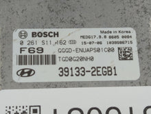 2016-2017 Hyundai Elantra Gt PCM Engine Control Computer ECU ECM PCU OEM P/N:39133-2EGB1 Fits Fits 2016 2017 OEM Used Auto Parts