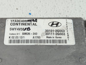 2011-2014 Hyundai Sonata PCM Engine Control Computer ECU ECM PCU OEM P/N:39101-2G673 39101-2G671 Fits Fits 2011 2012 2013 2014 OEM Used Auto Parts