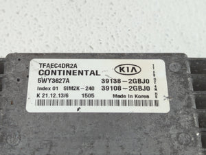 2014-2015 Kia Optima PCM Engine Control Computer ECU ECM PCU OEM P/N:39138-2GBJ0 39108-2GBJ0 Fits Fits 2014 2015 OEM Used Auto Parts