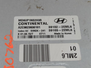 2014-2016 Hyundai Elantra PCM Engine Control Computer ECU ECM PCU OEM P/N:39103-2EML5 39102-2EML5 Fits Fits 2014 2015 2016 OEM Used Auto Parts