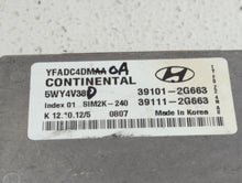 2011-2014 Hyundai Sonata PCM Engine Control Computer ECU ECM PCU OEM P/N:39101-2G673 39101-2G671 Fits Fits 2011 2012 2013 2014 OEM Used Auto Parts