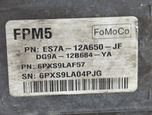 2014-2016 Ford Fusion PCM Engine Control Computer ECU ECM PCU OEM P/N:GS7A-12A650-UA ES7A-12A650-GG Fits Fits 2014 2015 2016 OEM Used Auto Parts