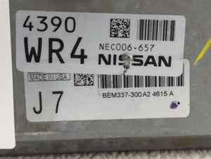 2016-2017 Nissan Sentra PCM Engine Control Computer ECU ECM PCU OEM P/N:NEC006-657 BEM40C-300, BEM40C-300 A2 Fits Fits 2016 2017 OEM Used Auto Parts