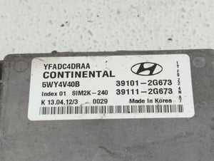 2011-2014 Hyundai Sonata PCM Engine Control Computer ECU ECM PCU OEM P/N:39101-2G673 39101-2G671 Fits Fits 2011 2012 2013 2014 OEM Used Auto Parts