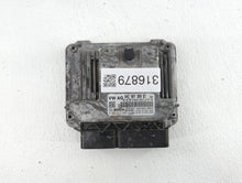 2019 Volkswagen Jetta PCM Engine Control Computer ECU ECM PCU OEM P/N:04E 907 309 BT 04E907309BT Fits OEM Used Auto Parts