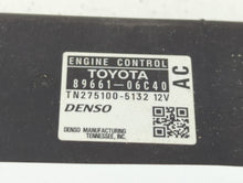 2007 Toyota Camry PCM Engine Control Computer ECU ECM PCU OEM P/N:89661-33B91 89661-33771, 89661-06C40, 89661-06C41 Fits OEM Used Auto Parts