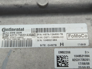 2017-2019 Ford Fusion PCM Engine Control Computer ECU ECM PCU OEM P/N:HS7A-12A650-TB DS71-12B684-VB Fits OEM Used Auto Parts