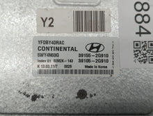 2011-2015 Hyundai Sonata PCM Engine Control Computer ECU ECM PCU OEM P/N:39155-2G916 39105-2G916 Fits OEM Used Auto Parts