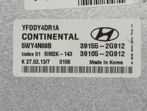 2011-2015 Hyundai Sonata PCM Engine Control Computer ECU ECM PCU OEM P/N:39155-2G916 39105-2G916 Fits OEM Used Auto Parts