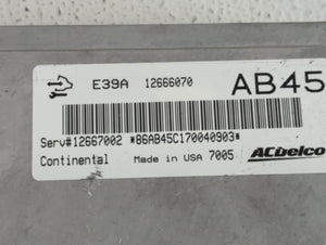 2017-2019 Chevrolet Impala PCM Engine Control Computer ECU ECM PCU OEM P/N:12667002 12698026, 12673932 Fits Fits 2017 2018 2019 OEM Used Auto Parts