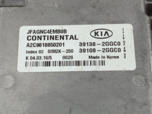 2016-2018 Kia Optima PCM Engine Control Computer ECU ECM PCU OEM P/N:39138-2GGC1 39108-2GGC1, 39138-2GGC0 Fits Fits 2016 2017 2018 OEM Used Auto Parts