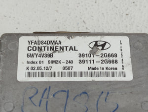 2011-2014 Hyundai Sonata PCM Engine Control Computer ECU ECM PCU OEM P/N:39111-2G669 39101-2G667 Fits Fits 2011 2012 2013 2014 OEM Used Auto Parts