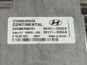 2015-2017 Hyundai Sonata PCM Engine Control Computer ECU ECM PCU OEM P/N:39101-2GGL5 39111-2GGL5 Fits Fits 2015 2016 2017 OEM Used Auto Parts