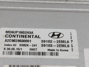 2014-2016 Hyundai Elantra PCM Engine Control Computer ECU ECM PCU OEM P/N:39103-2EML5 39102-2EML5 Fits Fits 2014 2015 2016 OEM Used Auto Parts