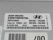 2013 Hyundai Elantra PCM Engine Control Computer ECU ECM PCU OEM P/N:39102-2EJB3 39102-2EJA3, 39103-2EJA3 Fits OEM Used Auto Parts