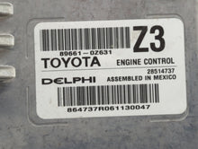 2016 Toyota Corolla PCM Engine Control Computer ECU ECM PCU OEM P/N:89661-0Z631 89661-0Z630, 89661-0Z621 Fits OEM Used Auto Parts