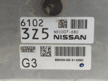 2013-2015 Nissan Sentra PCM Engine Control Computer ECU ECM PCU OEM P/N:BEM404-300 A1 NEC001-666 Fits Fits 2013 2014 2015 OEM Used Auto Parts