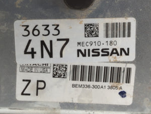 2014-2017 Nissan Versa PCM Engine Control Computer ECU ECM PCU OEM P/N:BEM336-300 NEC002-820 Fits Fits 2014 2015 2016 2017 OEM Used Auto Parts