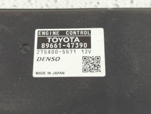 2011 Toyota Prius PCM Engine Control Computer ECU ECM PCU OEM P/N:89661-47390 89681-47211 Fits OEM Used Auto Parts