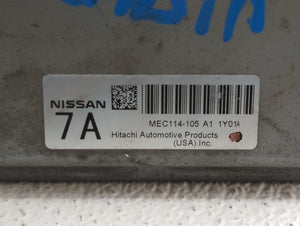 2011-2013 Nissan Altima PCM Engine Control Computer ECU ECM PCU OEM P/N:MEC114-105 MEC114-080 B2 Fits Fits 2011 2012 2013 OEM Used Auto Parts