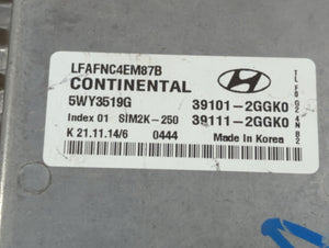 2015-2017 Hyundai Sonata PCM Engine Control Computer ECU ECM PCU OEM P/N:39101-2GGK0 39101-2GGL4 Fits Fits 2015 2016 2017 OEM Used Auto Parts