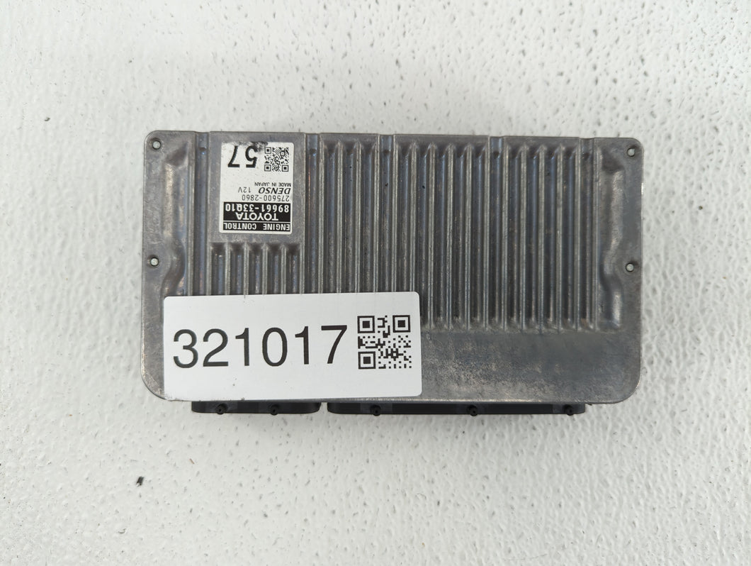 2015 Lexus Es350 PCM Engine Control Computer ECU ECM PCU OEM P/N:89661-33Q11 89661-33Q10 Fits OEM Used Auto Parts